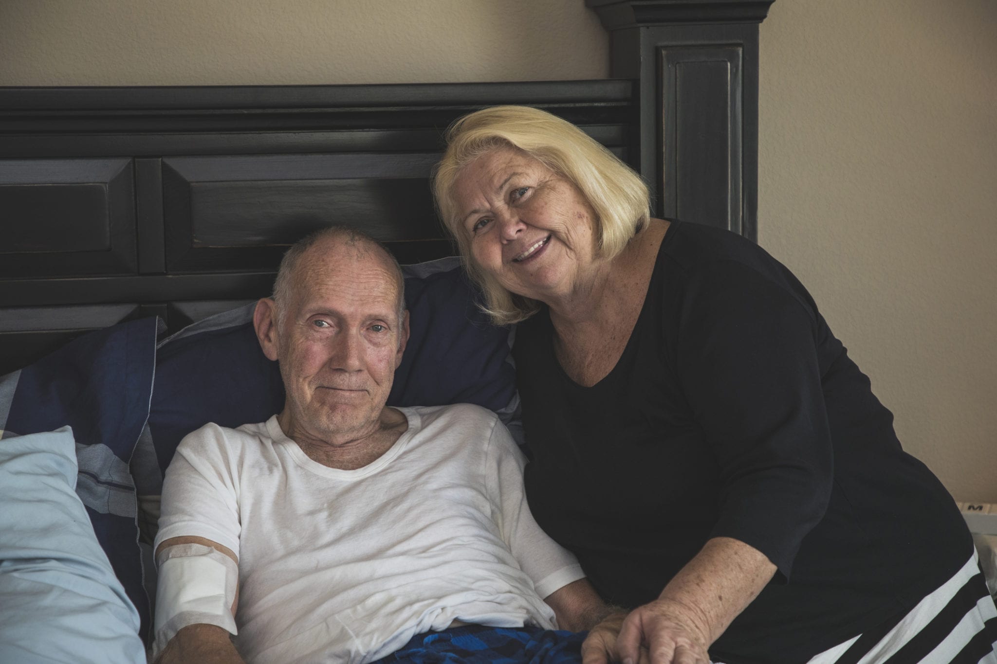 Husband in hospice care for Parkinson's disease and cancer.